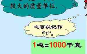 一吨是多少克