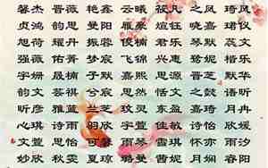 女孩李元什么起个好名字