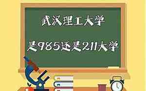 武汉理工大学是985还是211大学