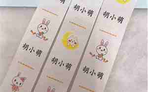 宝宝入园名字印
