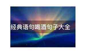 喝酒酒曲句子