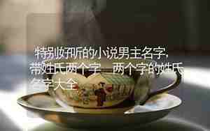 名字特别好听的小说