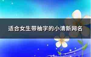 带柚子的网名