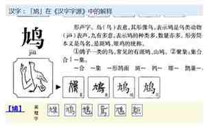 鸠和鸩的区别