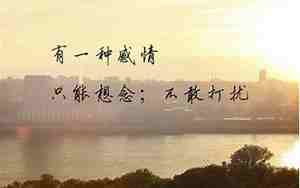 只能默默的爱着你句子
