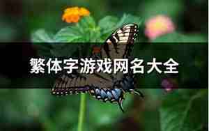 繁体游戏网名