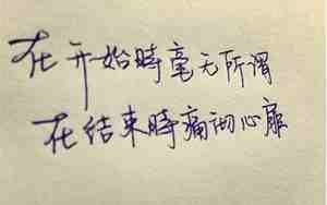 具有情感的句子