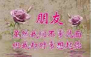 形容朋友一辈子的句子