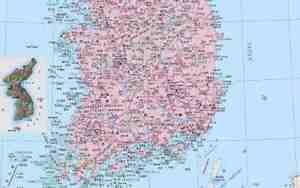 韩国总面积