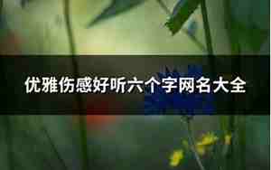伤感好听网名
