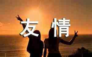 形容友情可贵的句子
