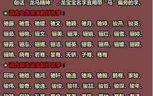 龙年宝宝名字带龙字