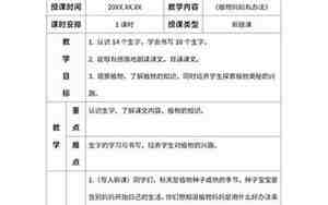 植物妈妈有办法教案