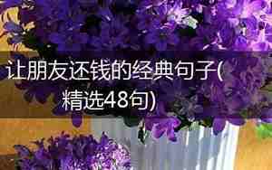 买卖还钱的句子