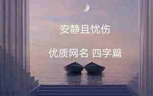 安静网名
