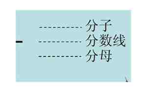 分子分母怎么计算
