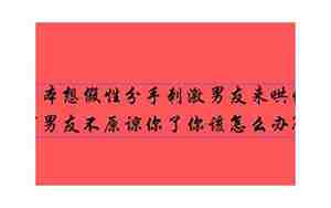 假性男友