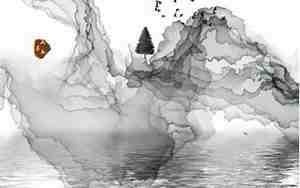 描写水墨画的唯美句子