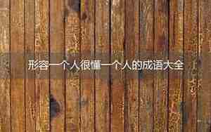形容一个人懂我的句子