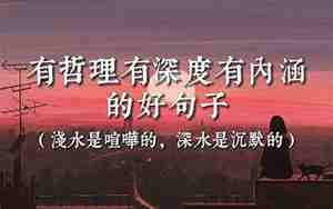 内涵句子短