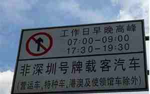 深圳汽车限牌