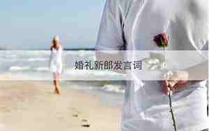婚庆致辞感人的词