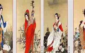闭月羞花沉鱼落雁是哪四大美女