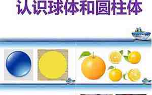 大班数学认识球体教案