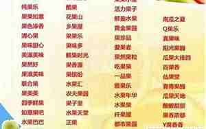 开面店怎么取好名字