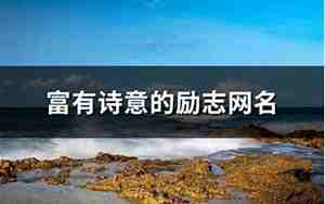 网名有诗意