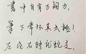 字写得好的句子