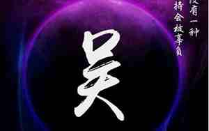 带吴字的经典网名