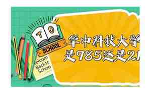 华中科技大学是985还是211