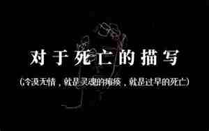 谈死亡重点句子