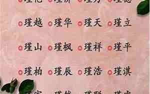 宝宝名字的好寓意