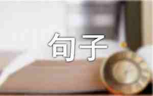 写人品质句子是