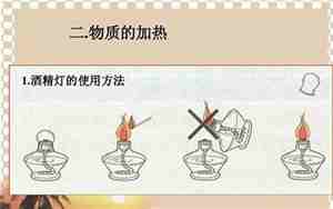 酒精灯使用注意事项