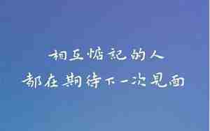 见面难舍难分的句子