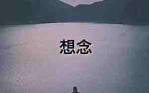 思念一个人的美句子