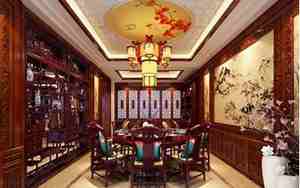 酒店中式餐厅装修效果图